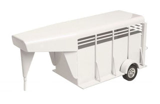 Gooseneck Stock Trailer White - Cowboy SwaggerGooseneck Stock Trailer WhiteToy Trucks & Construction Vehicles