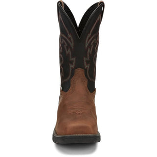 Justin Kid’s Square Toe Leather Boot - Cowboy SwaggerJustin Kid’s Square Toe Leather BootBoots