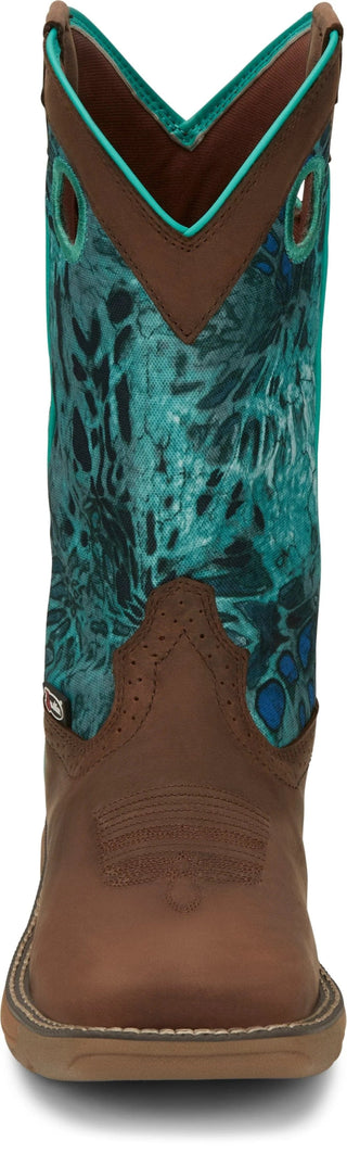 Justin Women’s Rush Brunette Stampede Brown Work Boot - Cowboy SwaggerJustin Women’s Rush Brunette Stampede Brown Work BootWomen's Boots