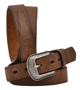 Kids Brown Leather Belt - Cowboy SwaggerKids Brown Leather Belt
