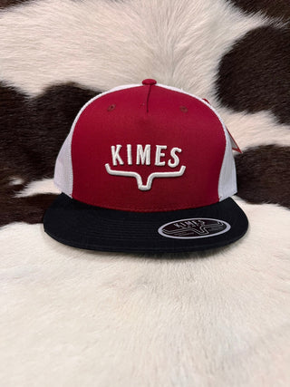 Kimes Huxton Trucker Dark Red Cap - Cowboy SwaggerKimes Huxton Trucker Dark Red Cap