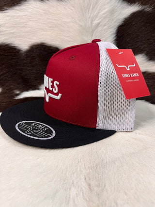 Kimes Huxton Trucker Dark Red Cap - Cowboy SwaggerKimes Huxton Trucker Dark Red Cap