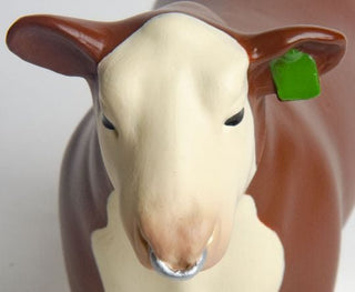 Little Buster Hereford Show Bull w/ Nose Ring - Cowboy SwaggerLittle Buster Hereford Show Bull w/ Nose Ring