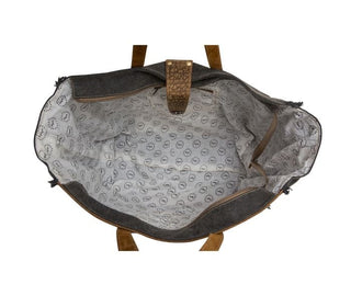 Myra Asher Canvas and Hairon Weekender - Cowboy SwaggerMyra Asher Canvas and Hairon Weekender