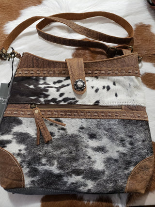 Myra Roltod Canvas and Hairon Bag - Cowboy SwaggerMyra Roltod Canvas and Hairon Bag