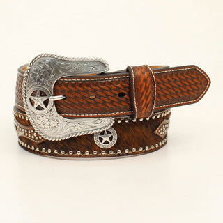 Nocona Pro Series Men’s Leather Overlay Belt - Cowboy SwaggerNocona Pro Series Men’s Leather Overlay Belt