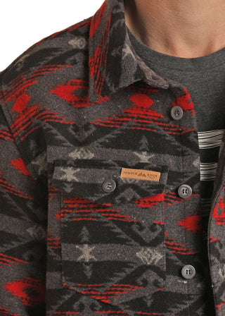 Panhandle Men’s Wool Shirt Jacket - Cowboy SwaggerPanhandle Men’s Wool Shirt Jacket