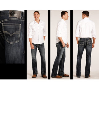Rock and Roll Denim Regular Fit Straight Jean - Cowboy SwaggerRock and Roll Denim Regular Fit Straight Jean