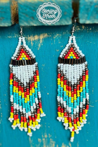 Seed Bead Earrings - Cowboy SwaggerSeed Bead Earrings