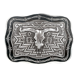 Southwestern Cow Skull Buckle - Cowboy SwaggerSouthwestern Cow Skull Buckle