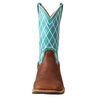 Top Hand - Distressed Saddle & Teal - Cowboy SwaggerTop Hand - Distressed Saddle & TealBoots