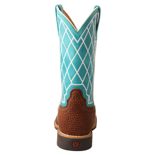 Top Hand - Distressed Saddle & Teal - Cowboy SwaggerTop Hand - Distressed Saddle & TealBoots