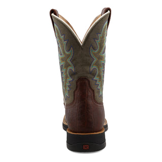 Twisted X 11” Tech X Boot Brown & Green Western Boot - Cowboy SwaggerTwisted X 11” Tech X Boot Brown & Green Western BootBoots