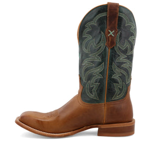 Twisted X Men’s 12” Rancher Light Tan & Teal Western Boot - Cowboy SwaggerTwisted X Men’s 12” Rancher Light Tan & Teal Western Boot