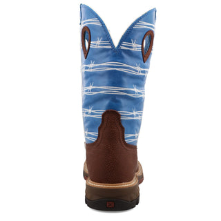 Twisted X Men’s 12" Western Work Blue Barbwire - Cowboy SwaggerTwisted X Men’s 12" Western Work Blue BarbwireBoots