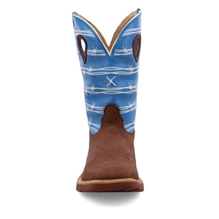Twisted X Men’s 12" Western Work Blue Barbwire - Cowboy SwaggerTwisted X Men’s 12" Western Work Blue BarbwireBoots