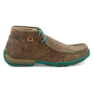 Twisted X Women's Chukka Driving Moc - Bomber & Turquoise - Cowboy SwaggerTwisted X Women's Chukka Driving Moc - Bomber & TurquoiseShoes
